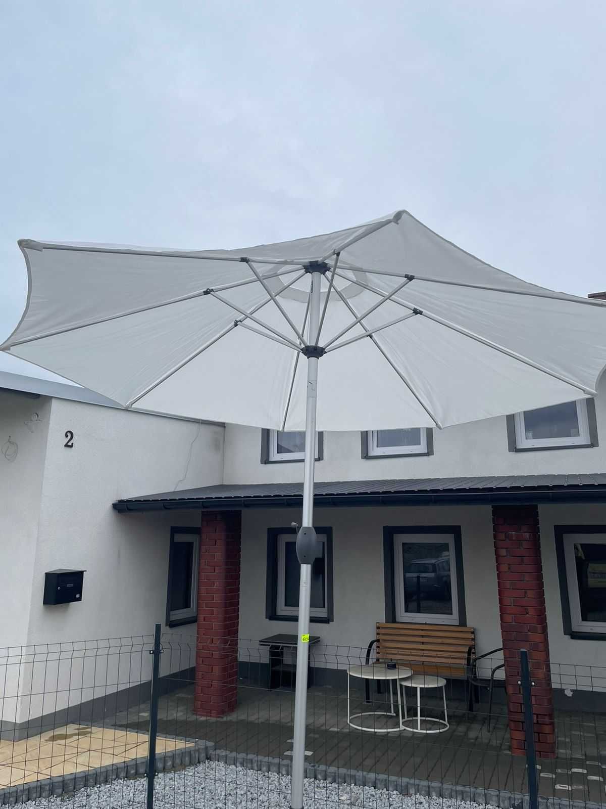 Parasol klasyczny Goodhome biały 6C/6