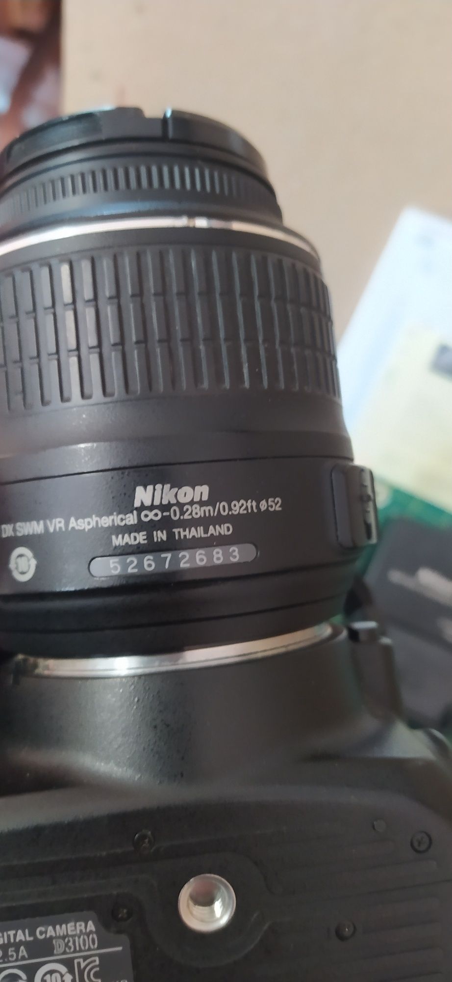 Nikon D3100, 18-55 Kit фотоапарат зеркалка з обєктивом