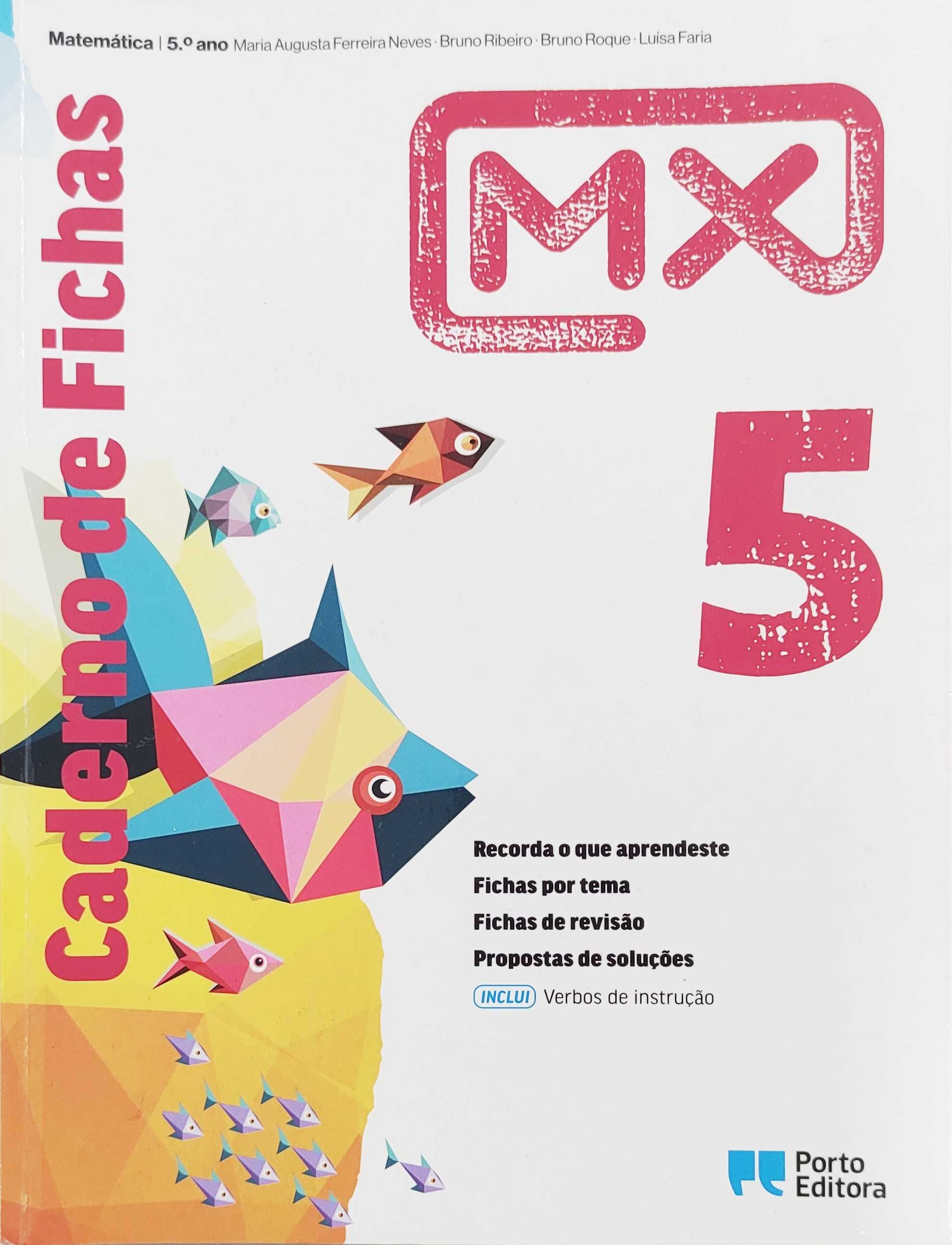 Caderno de Atividades/Fichas de Matemática do 5º Ano - MX 5