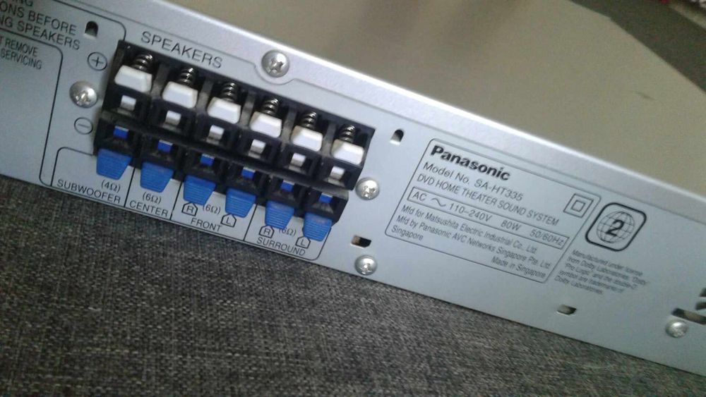 Panasonic  Доиашний кинотеатр SA- HT 335 80 W