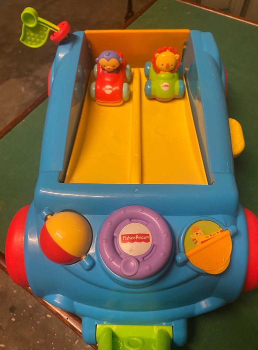 Carro divertido de arrasto - fisher price (caixa original)