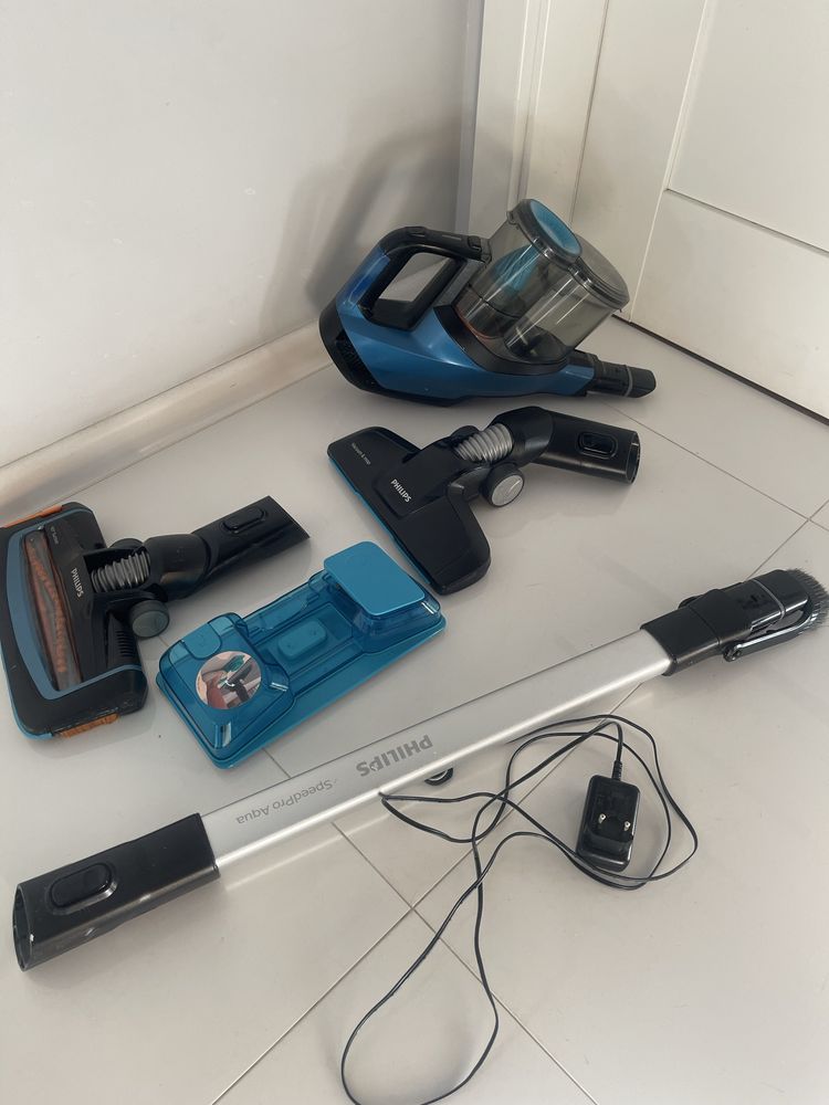 Odkurzacz akumulatorowy Philips speed Pro Aqua , duzy zestaw