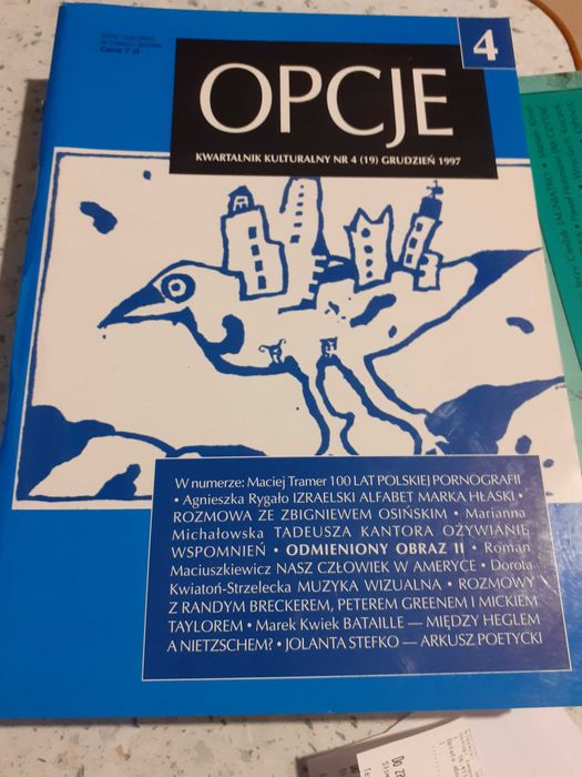 Opcje. Kwartalnik Kulturalny. 1997 4. (Śląski).