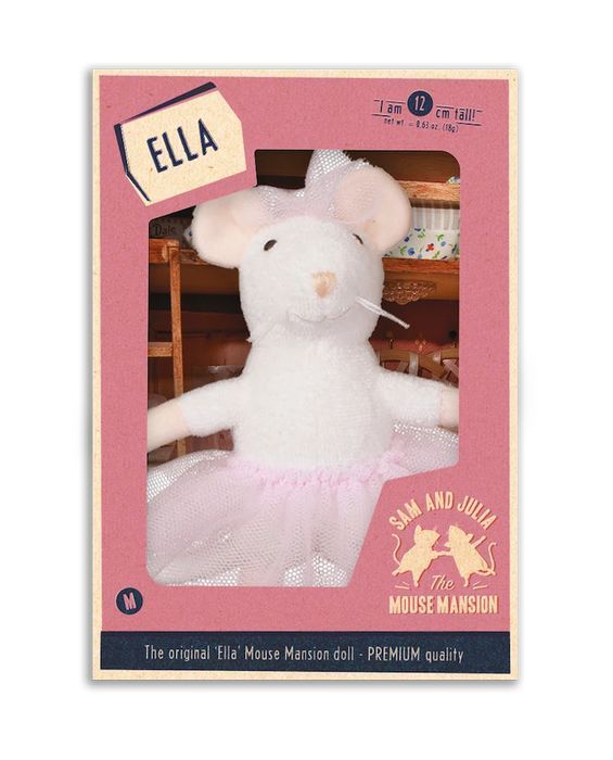 Mysi Domek maskotka Ella baletnica 12 cm idealna jako prezent