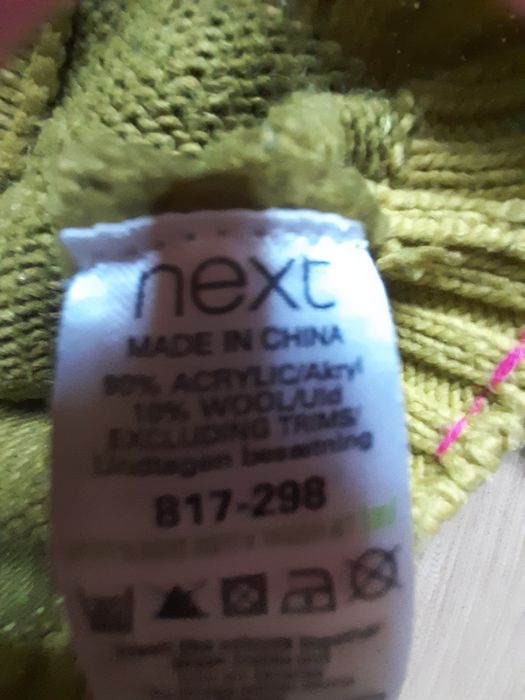 Sweter sweterek rozpoznany NEXT rozmiar 92