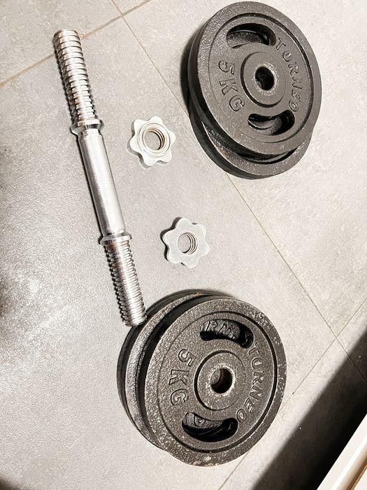 Гриф гантельний Torneo, 30 x 360 мм, без блінів