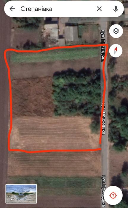 земельна ділянка 0.62га