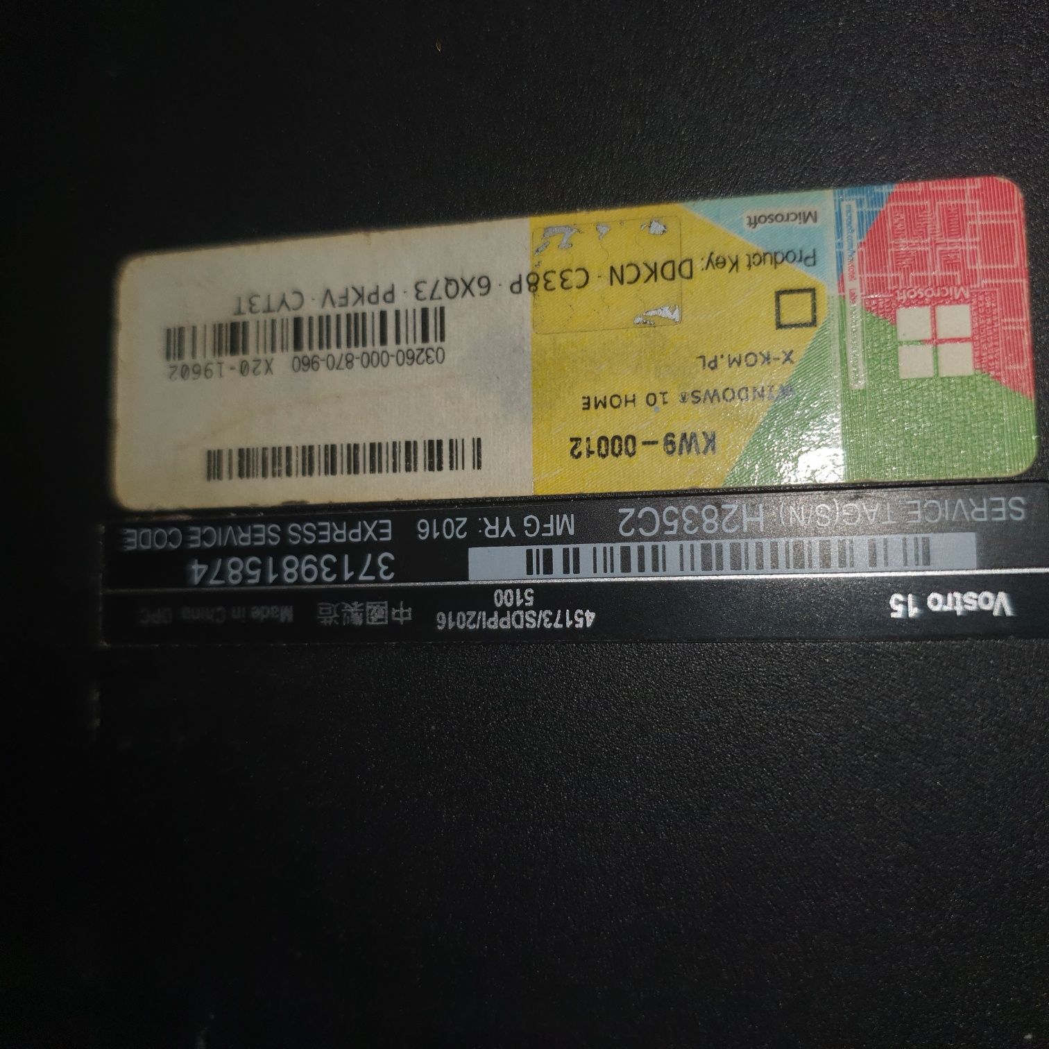 Dell vestro 15 16 GB z dodatkami