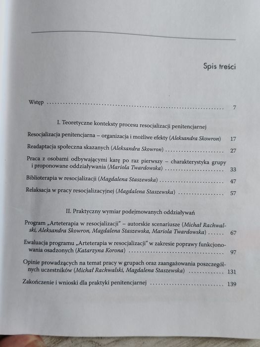 Arteterapia w resocjalizacji penitencjarnej Wydawnictwo UMCS Katarzyna