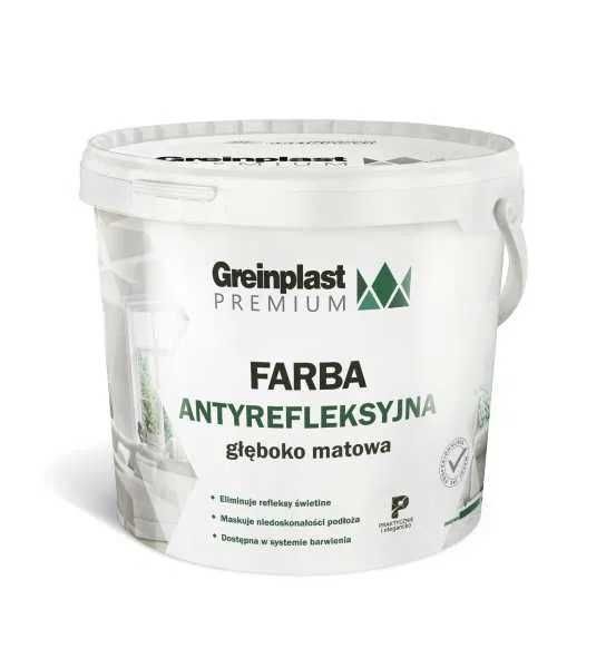 Farba Antyrefleksyjna Greinplast Premium Biała 10L