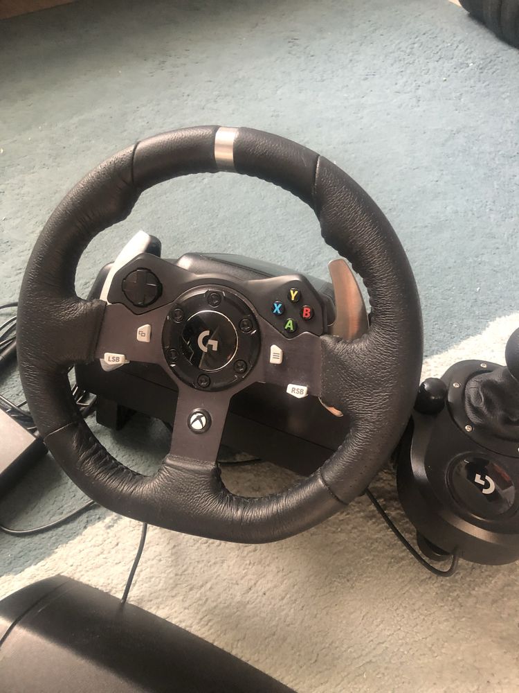 Logitech G920 + Shifter  Stan Idealny