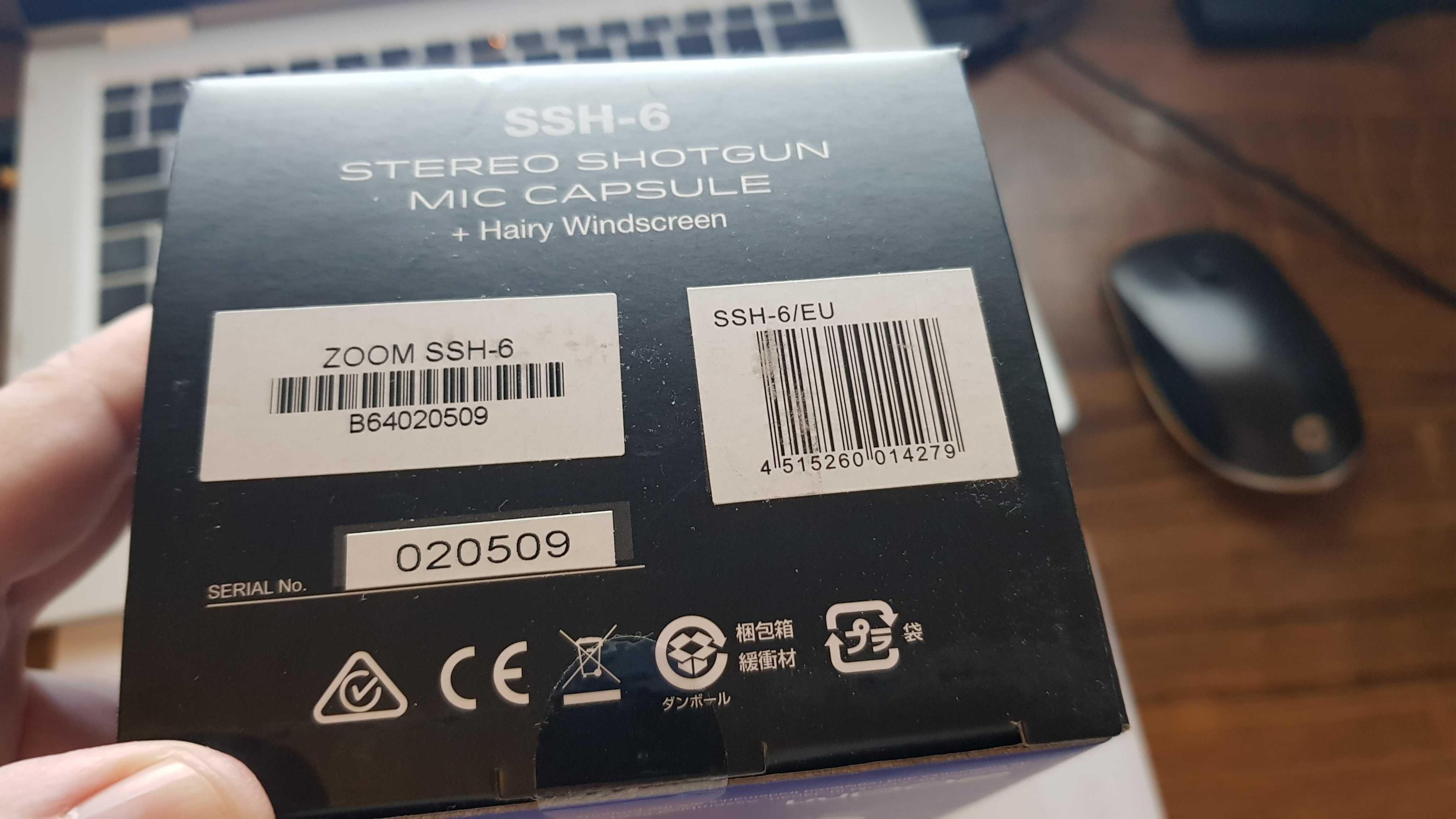 Microfone Zoom SSH-6 novo. Ainda na caixa original! Nunca usado!