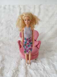 Lalka Barbie Mattel Fashionistas 70 blondynka kręcone włosy Doll