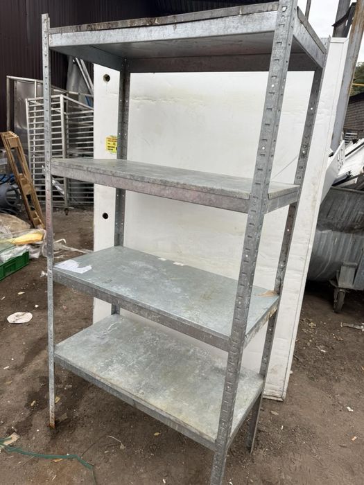 Оцинкованный разборной стеллаж  1800/900/450