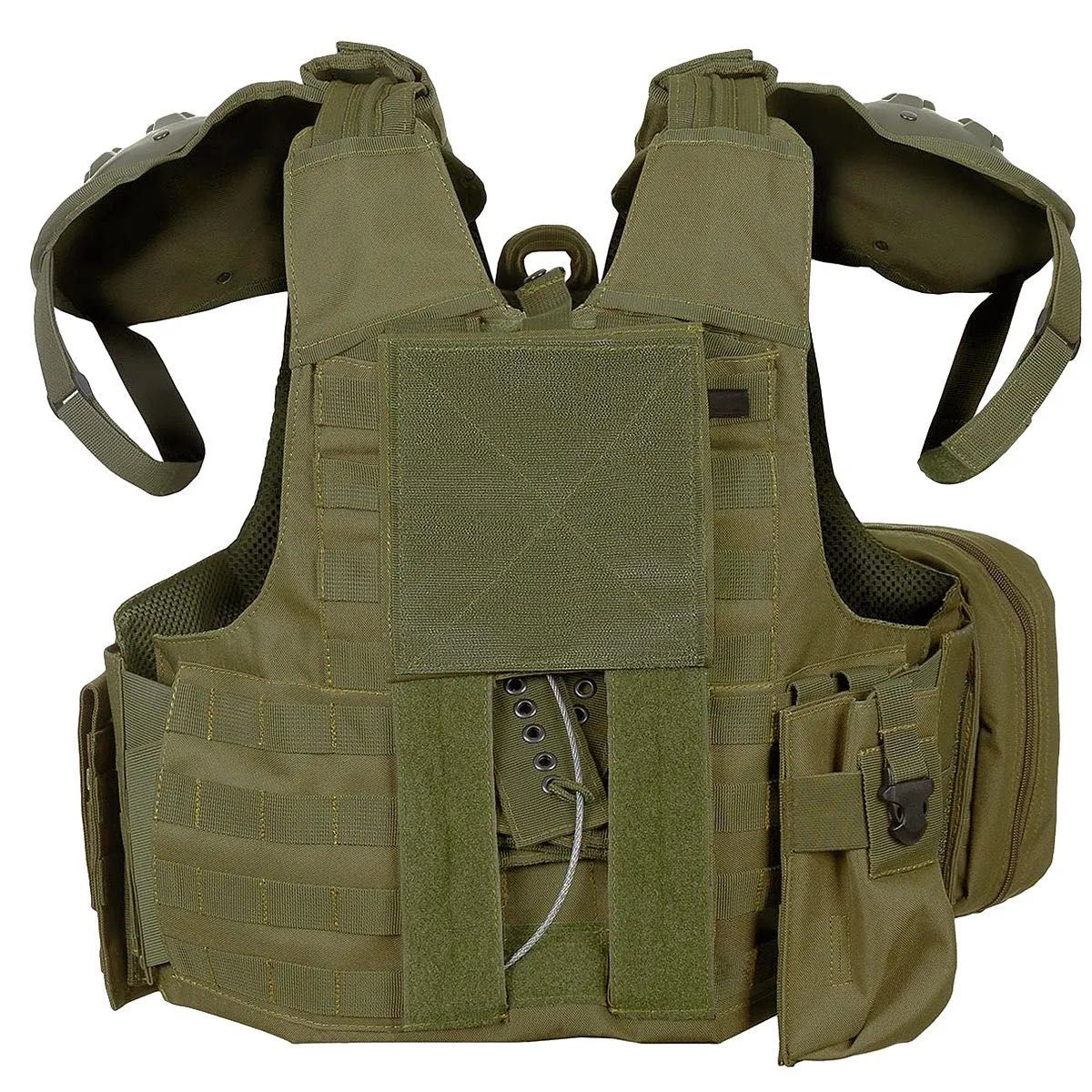 Плитоноска MFH Combat Vest with quick Release OD Green