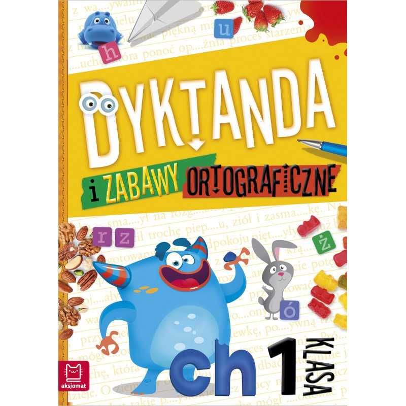 Dyktanda i zabawy ORTOGRAFICZNE KLASA 1 aksjomat