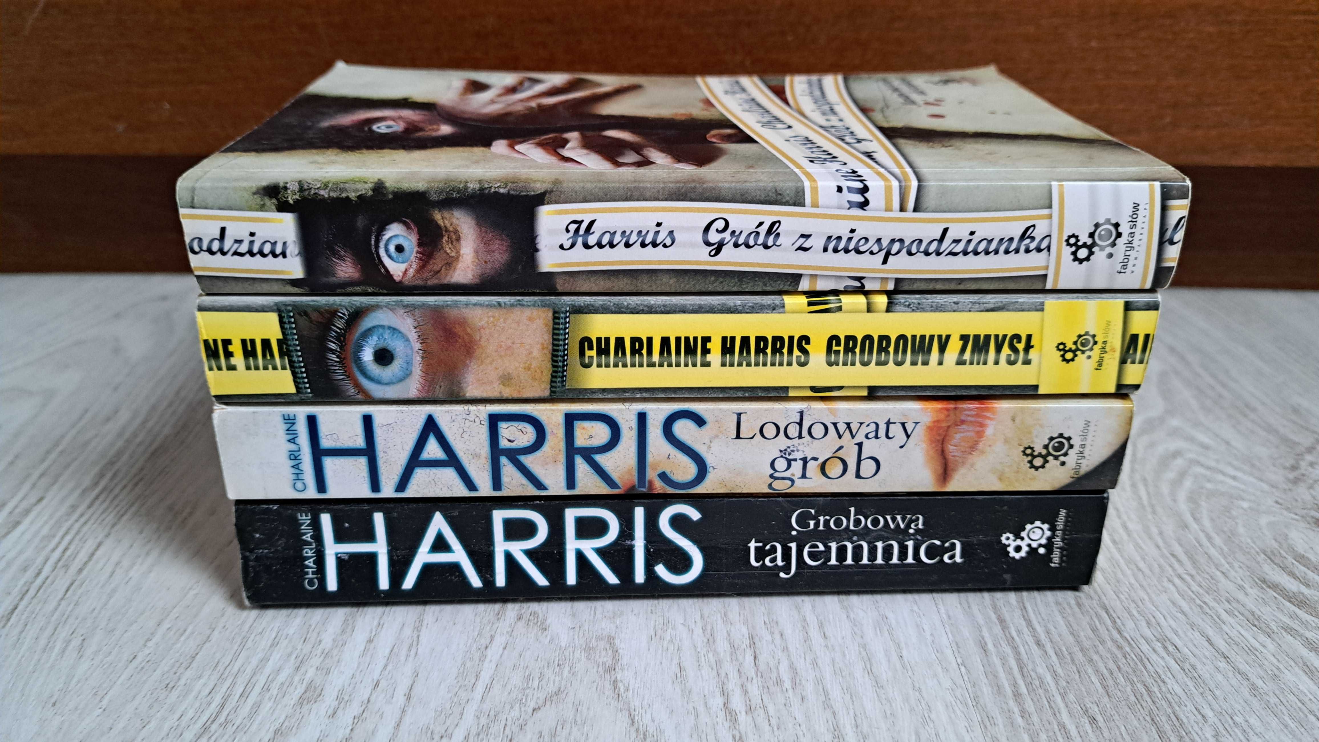 4x Charlaine Harris Grobowy zmysł Lodowaty grób Grobowa tajemnica