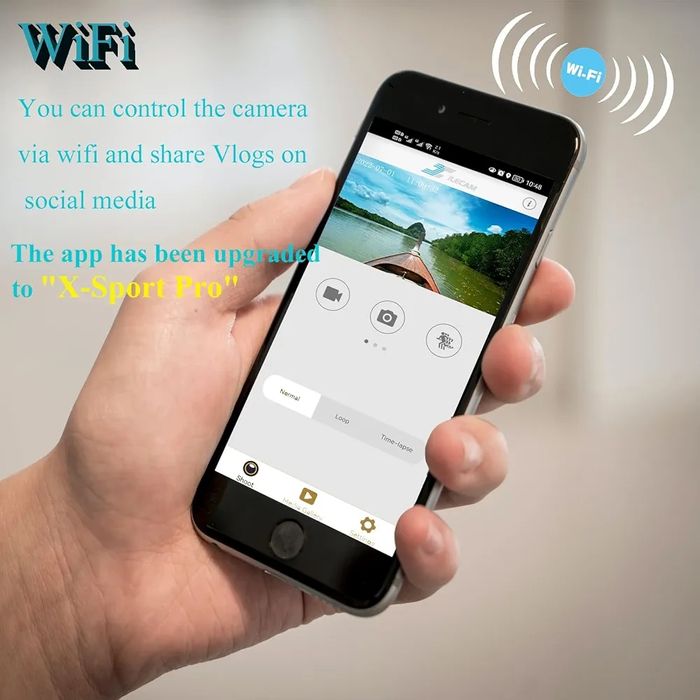 Екшн камера ILECAM 4K WiFi  водозахисна нова 2025 року