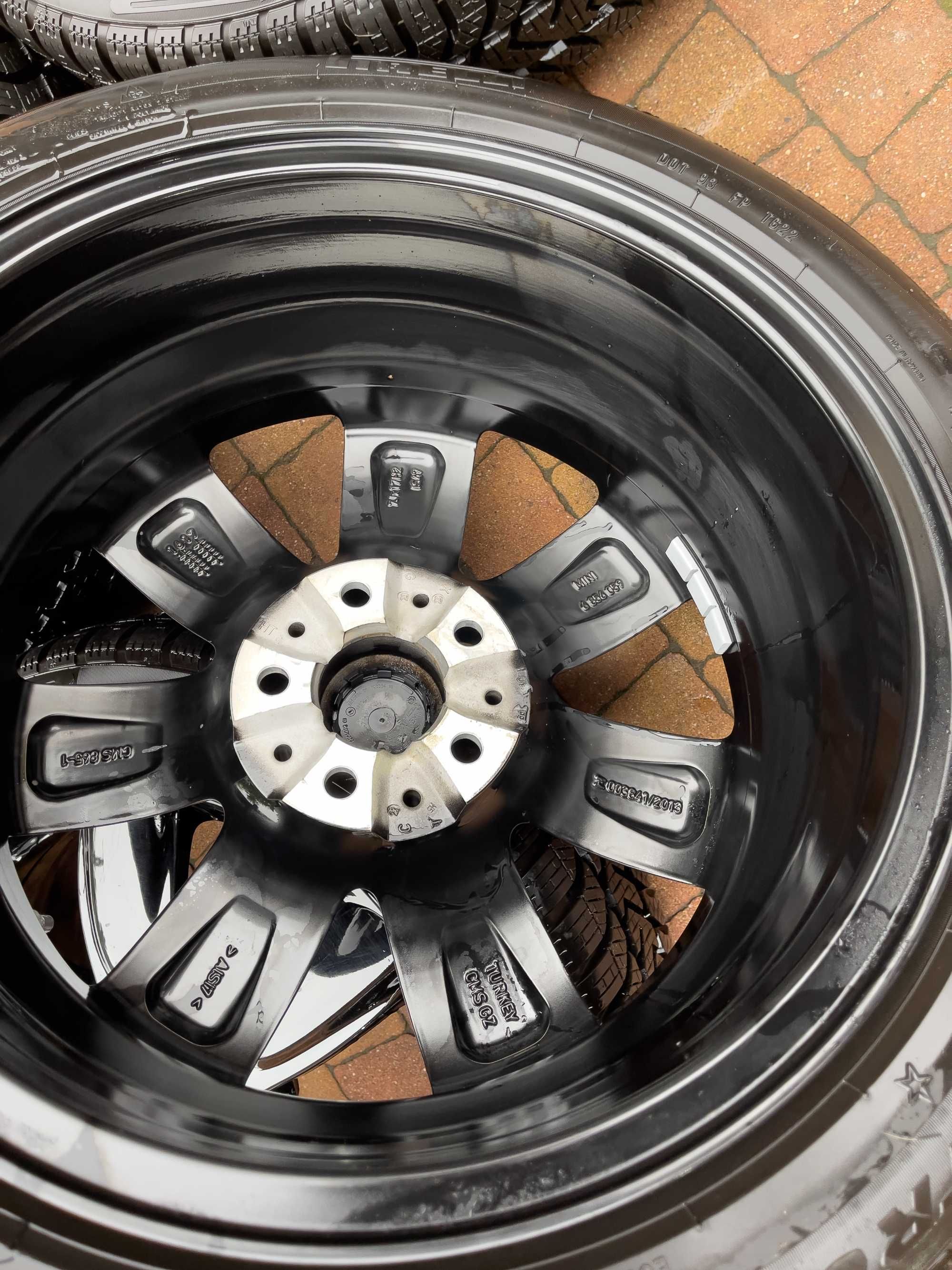 3640. Alufelgi 17" Mini Clubman BMW oryginalne czarne 5x112 7J ET47