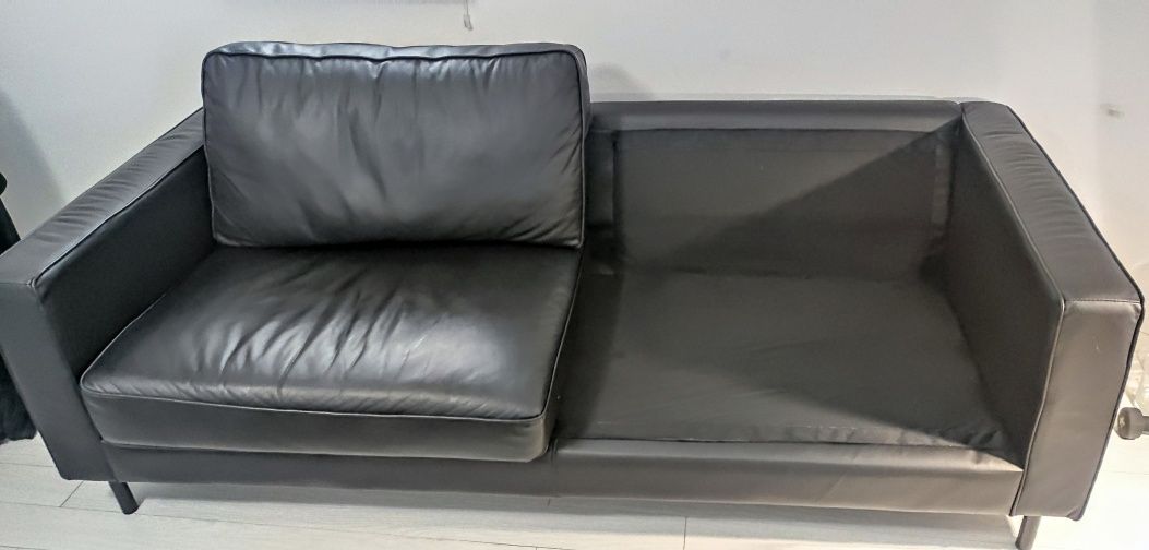 Sofa naturalna skóra .