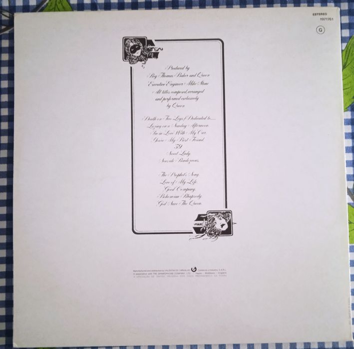 Vinil Queen-A Night at the Ópera