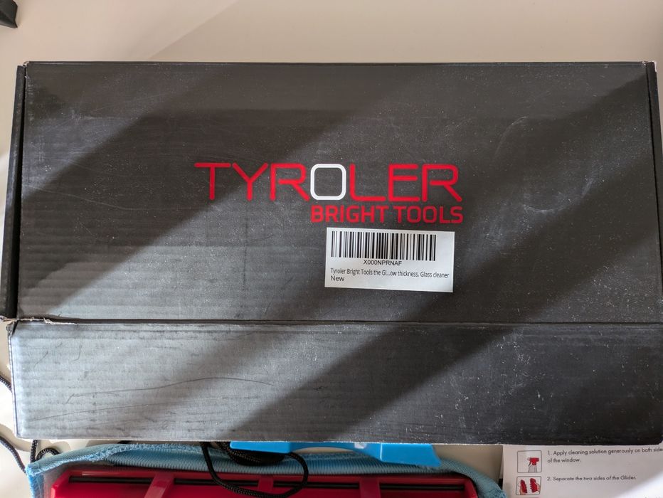 Tirolês magnético para limpar vidros