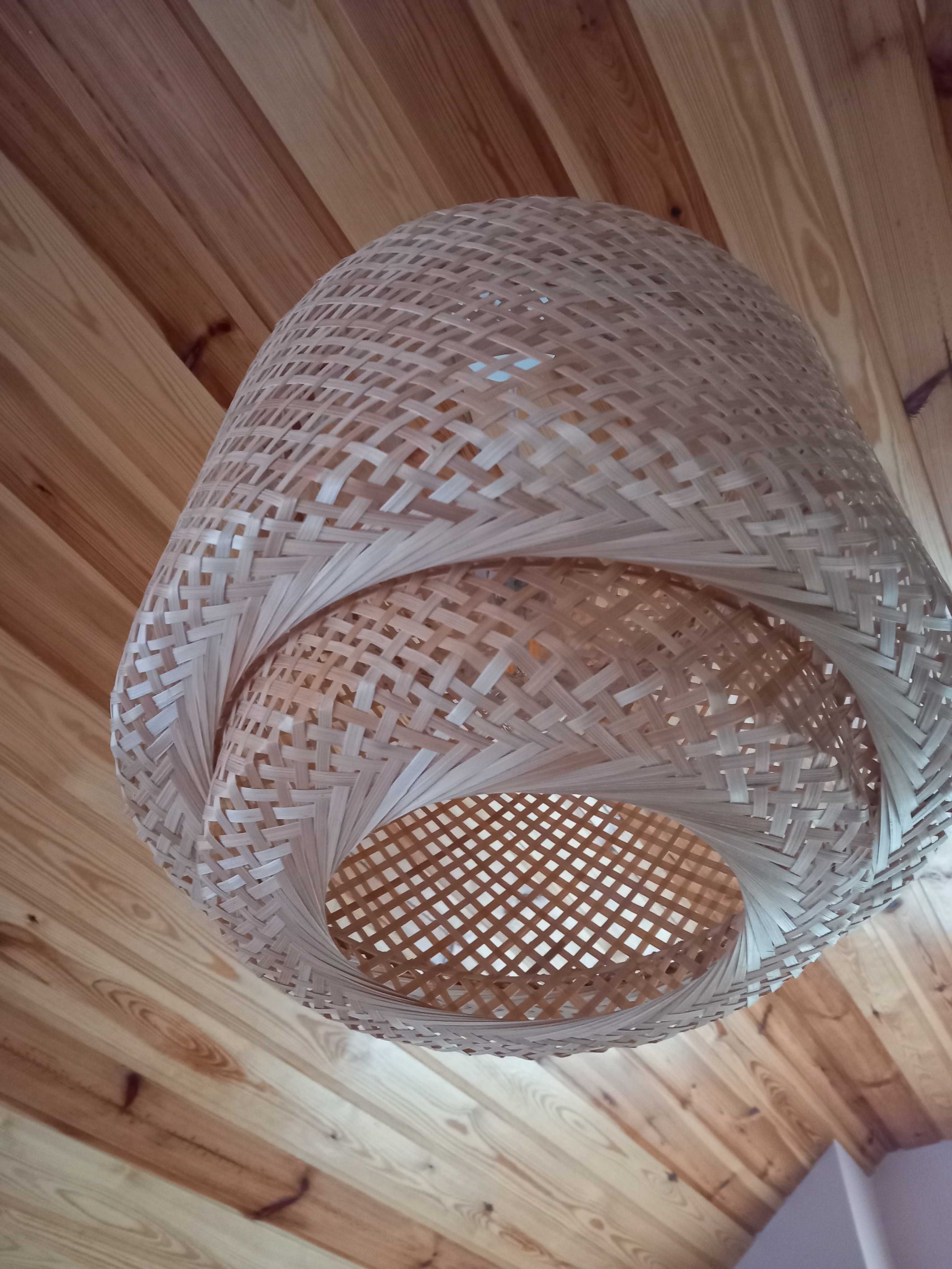 Lampa boho wiklinowa
