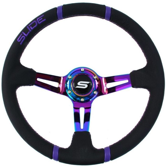 KIEROWNICA Sportowa SLIDE Zamszowa 35cm Zamsz SKÓRA NEO Kameleon Sklep