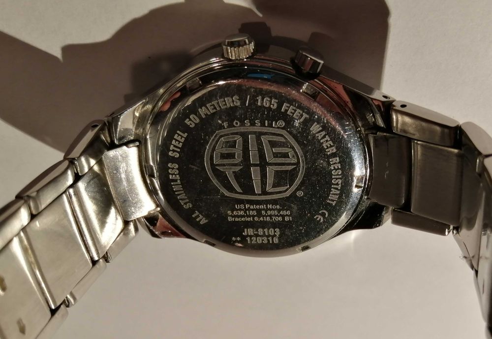 Zegarek męski FOSSIL JR-8103 Big Tic -zmienny wyświetlacz-unikat!