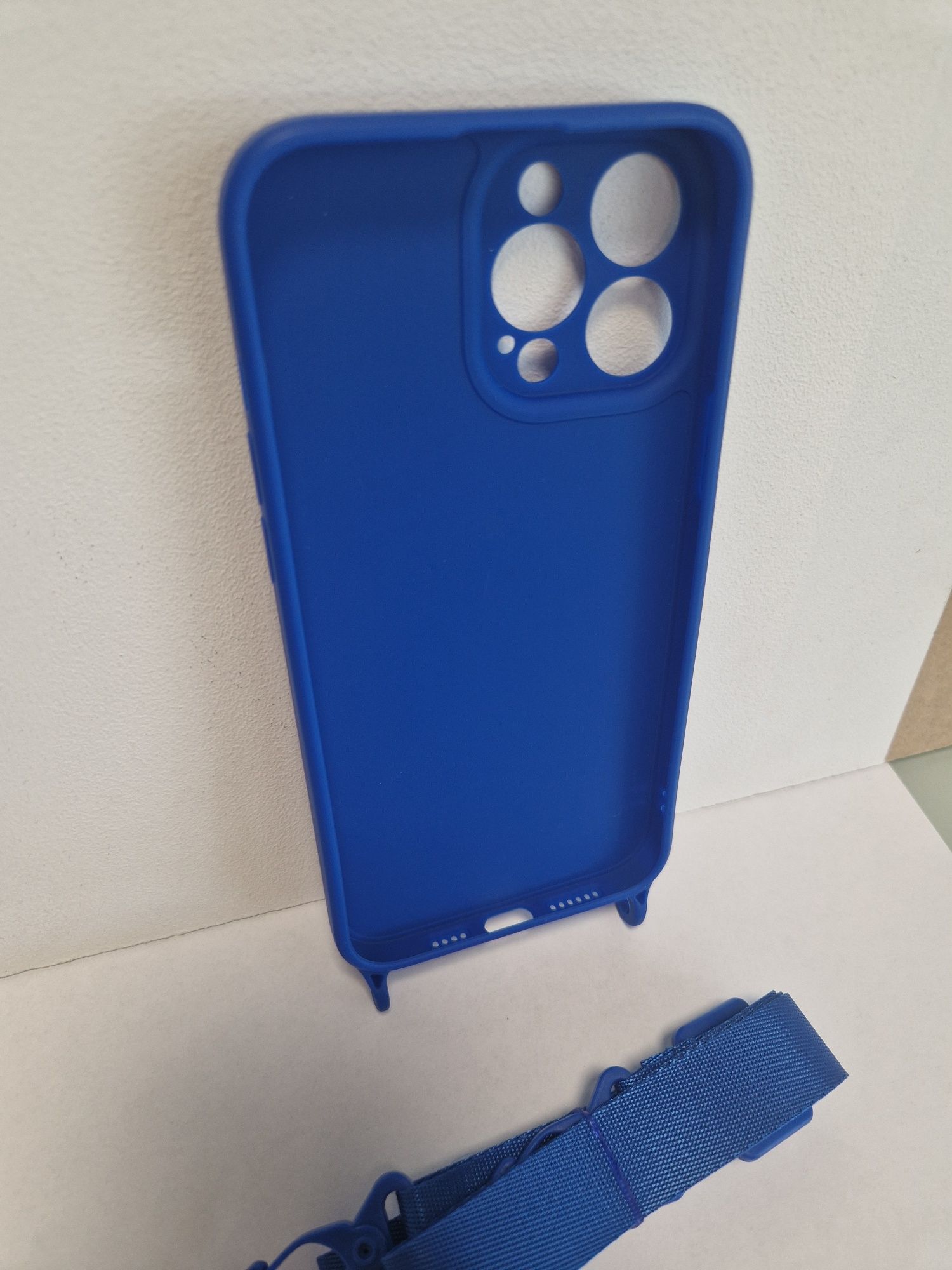 Strap Silicone Case do Iphone 13 Pro Max wzór 2 niebieski