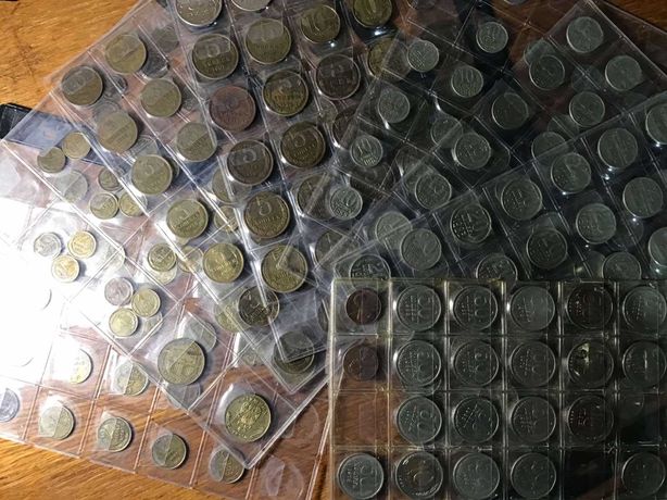 Монеты Ссср 1,2,3,5,10,15,20,копеек с 1961-1991год цена за лоты разная