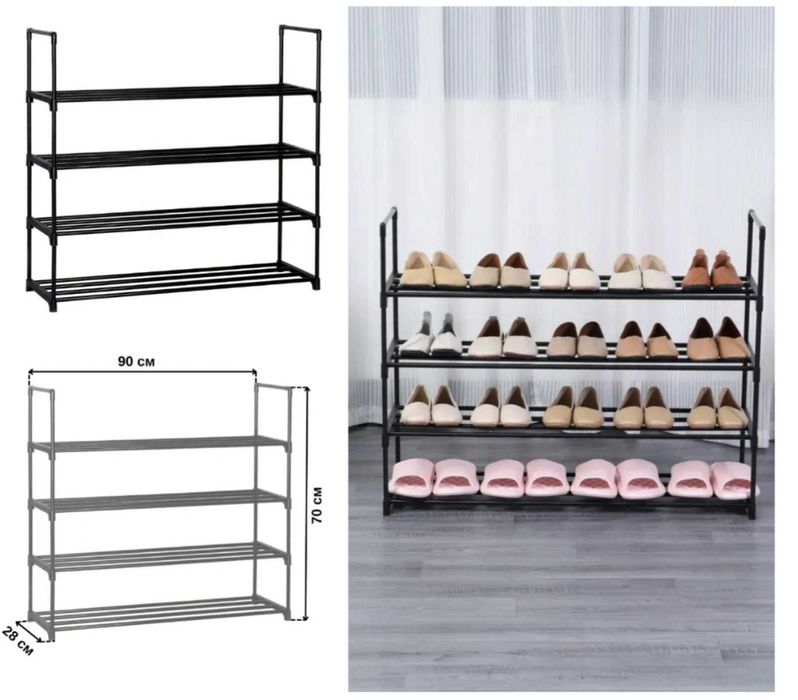 Полиця вішалка стійка шафа підставка для взуття одягу підлогова лофт