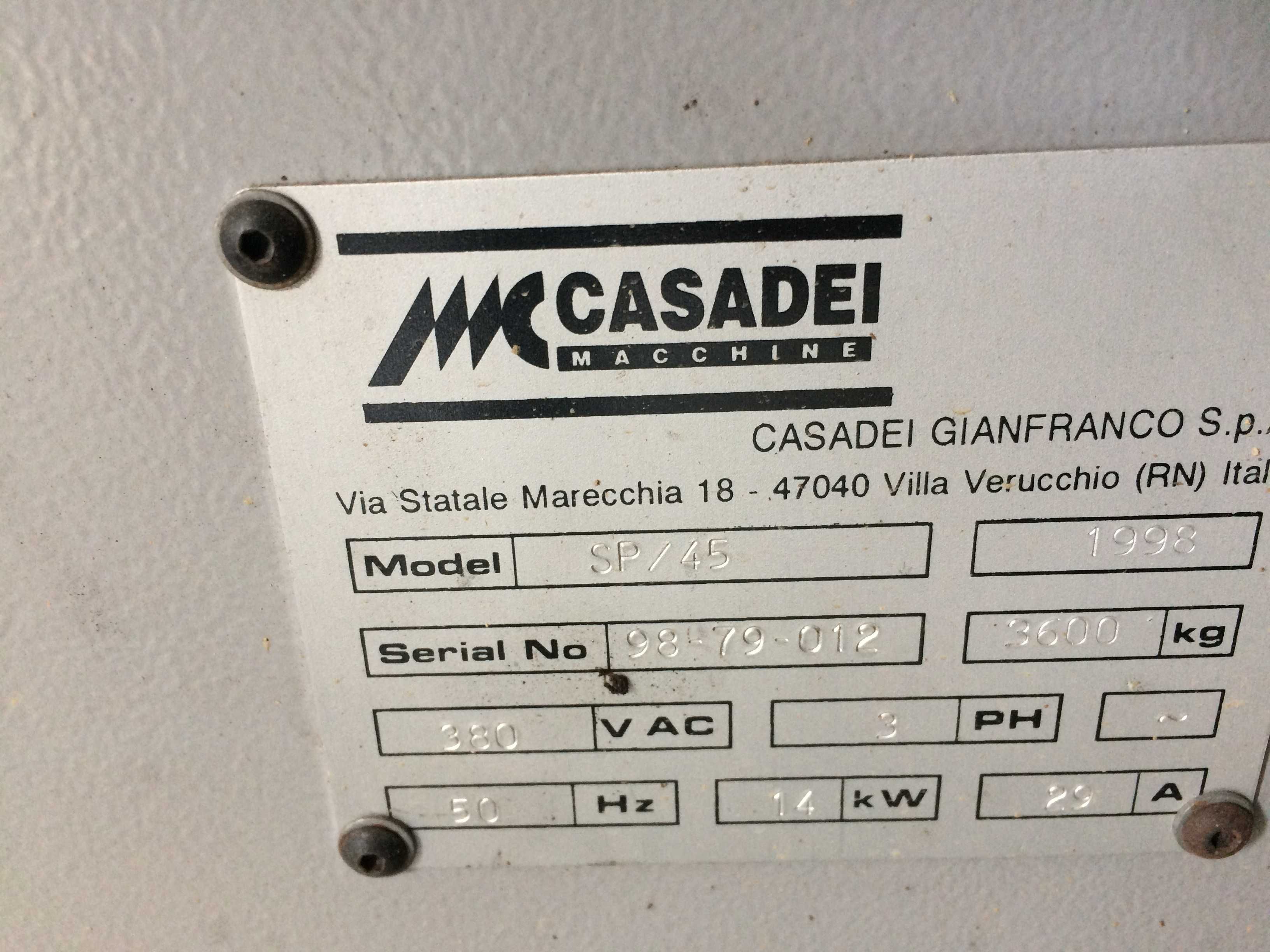 Máquinas Carpintaria - Seccionadora Casadei SP 45