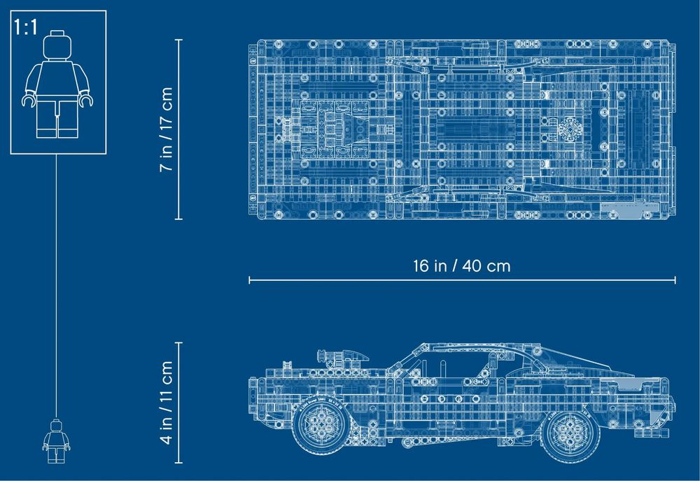 Lego Technic 42111 Dom’s Dodge Charger конструктор