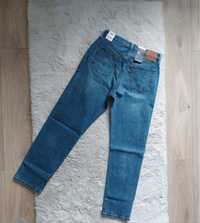 Jeansy Levis model 501 klasyczne proste 29x30