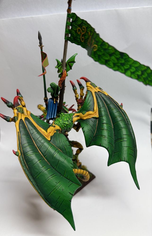 Warhammer Fantasy Old World Wood Elf Lord on Forest Dragon