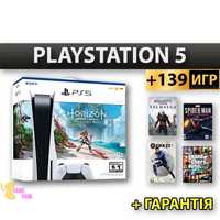 PlayStation 5 + 139 ІГОР +ГАРАНТІЯ 12 місяців (FIFA 23, UFC та ін)