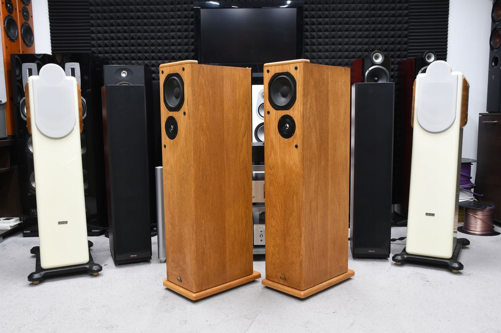 Kultowe kolumny Głośnikowe podłogowe stereo Castle Howard S2