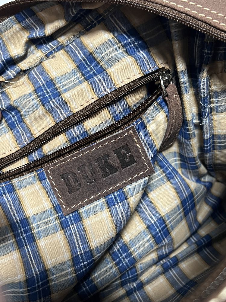 Барсетка з натуральної шкіри DUKE (оригінал, несесор, сумка)