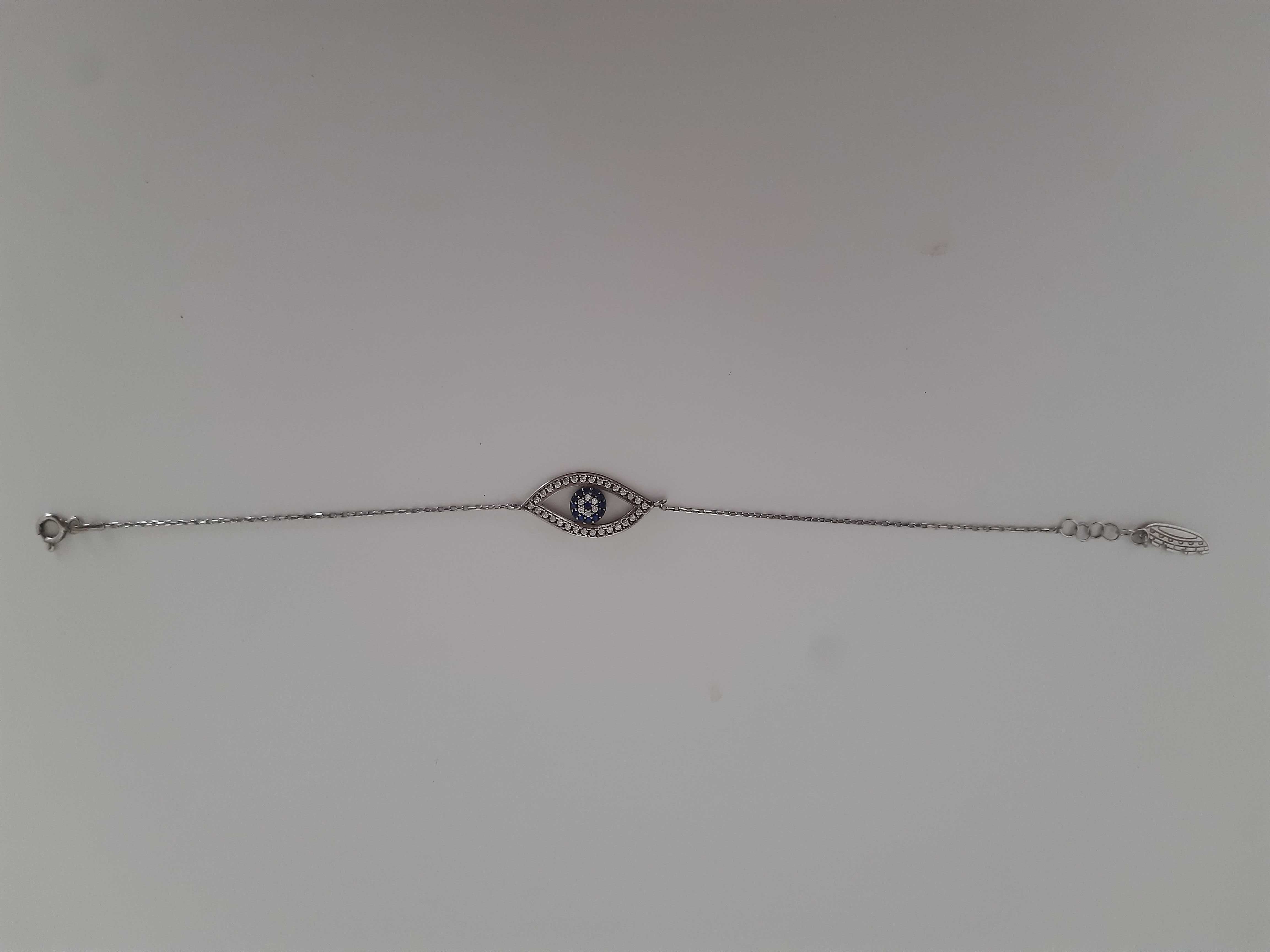 Pulseira Blue Mystic Eye em Prata com Zircónias – Eugénio Campos