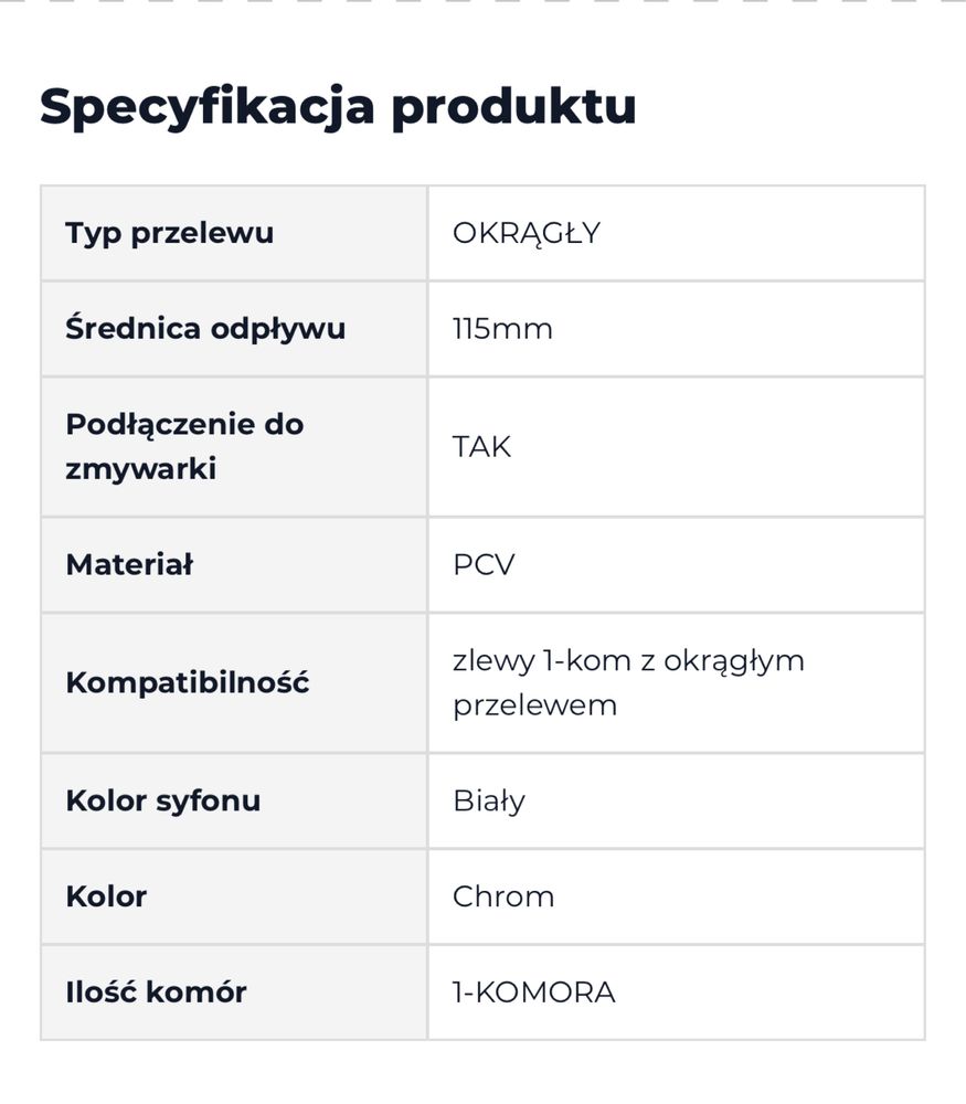 Syfon manualny jenokomorowy nowy