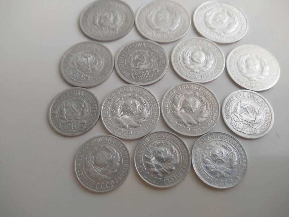 Monety srebrne ZSRR.