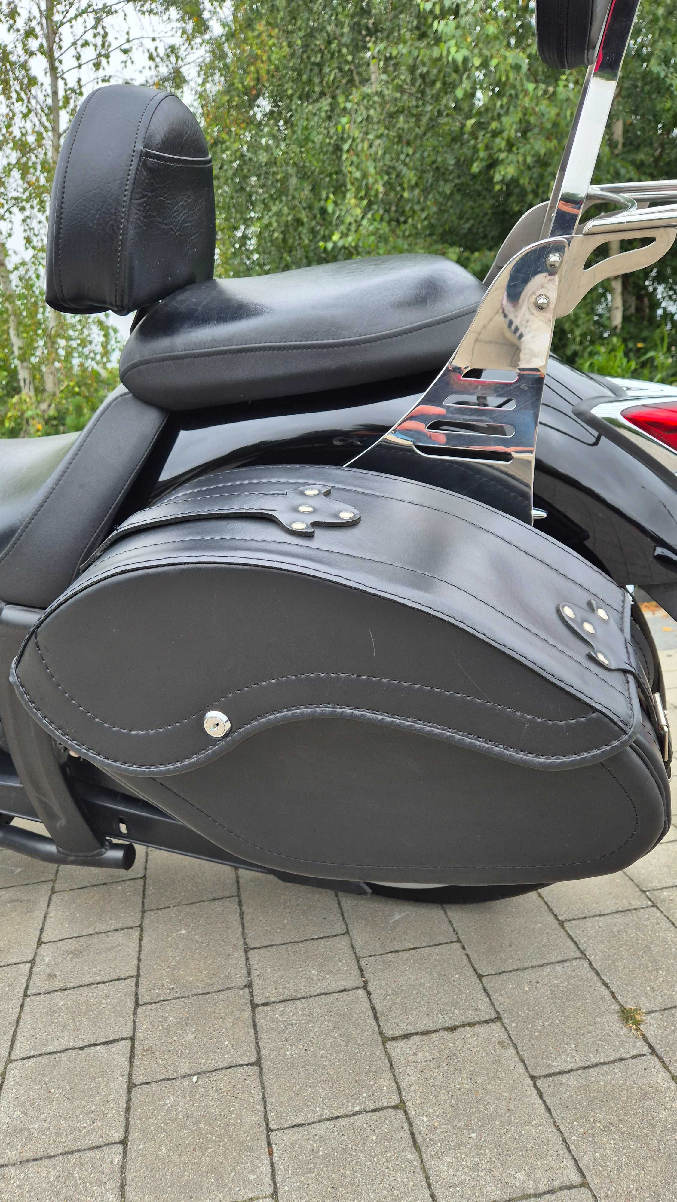 Yamaha XVS 950 Midnight Star, 2014, 13800 mil, Sakwy, Szyba, Stan BDB