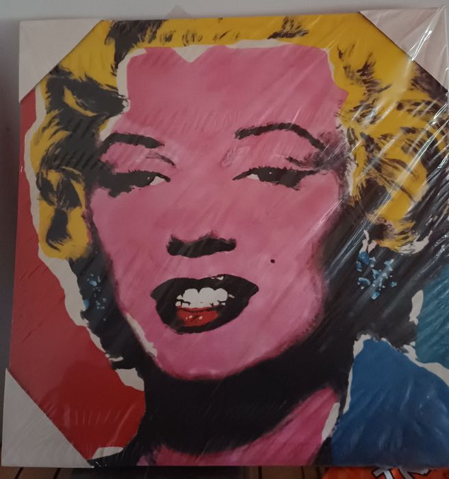 Andy Warhol - Marilyn Monroe, pop art, rózowa,