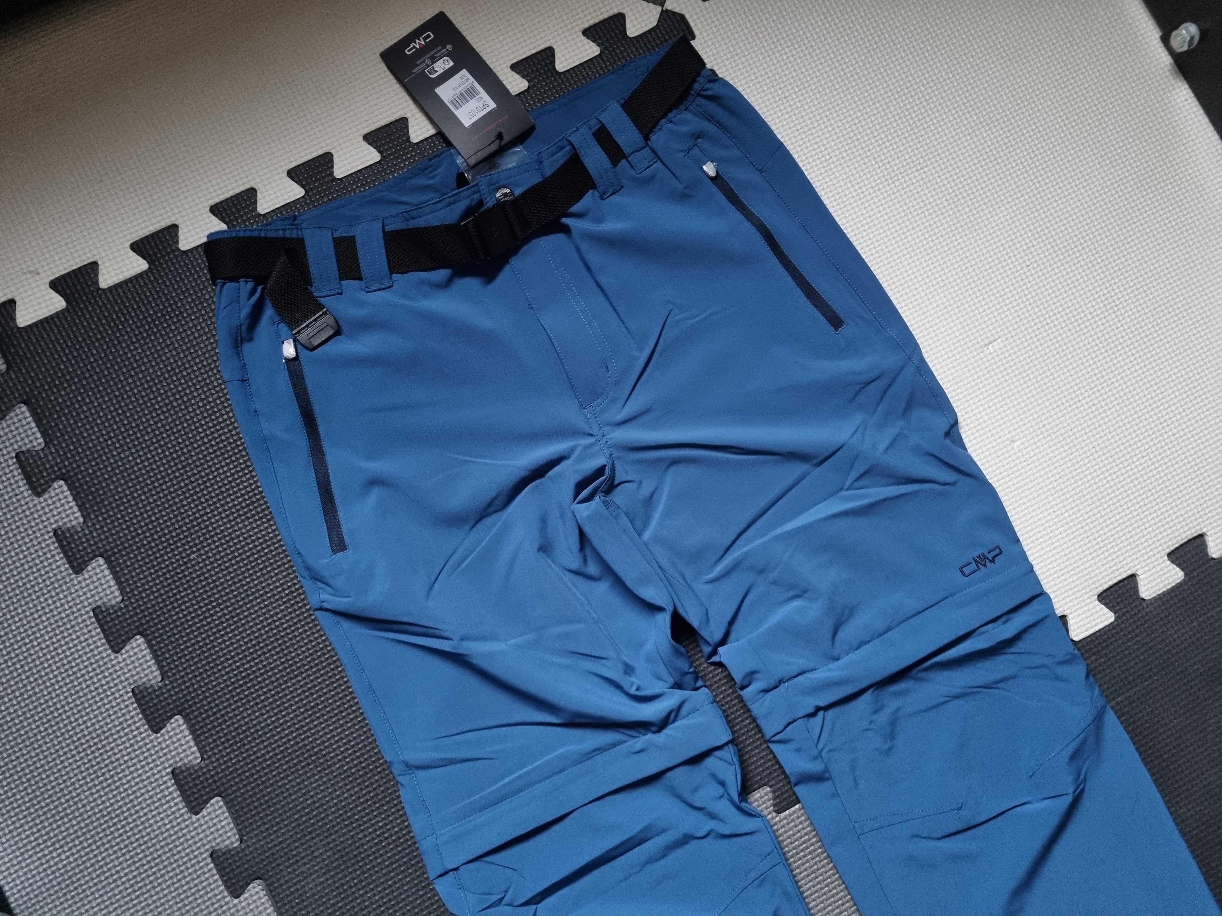 Nowe spodnie szorty 2w1 turystyczne górskie trekkingowe softshell CMP