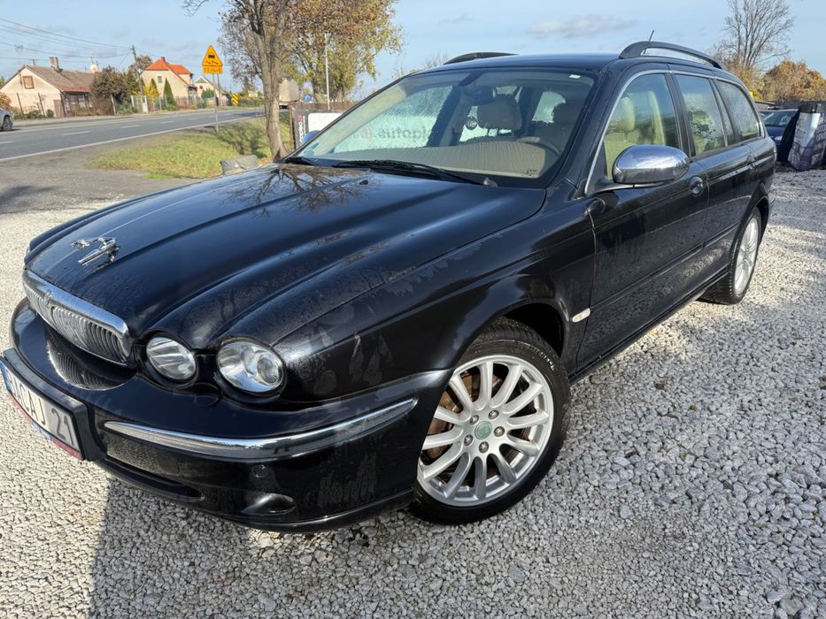 Jaguar X-TYPE niski przebieg, czujniki przód tył, skóra