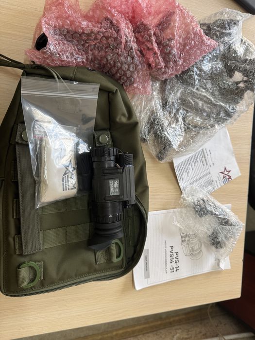 Прилад нічного бачення PVS-14 Gen3 White Phosphor
