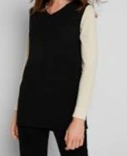 B.P.C kamizelka dzianinowa POMARAŃCZOWA lekko dłuższy tył r.40/42