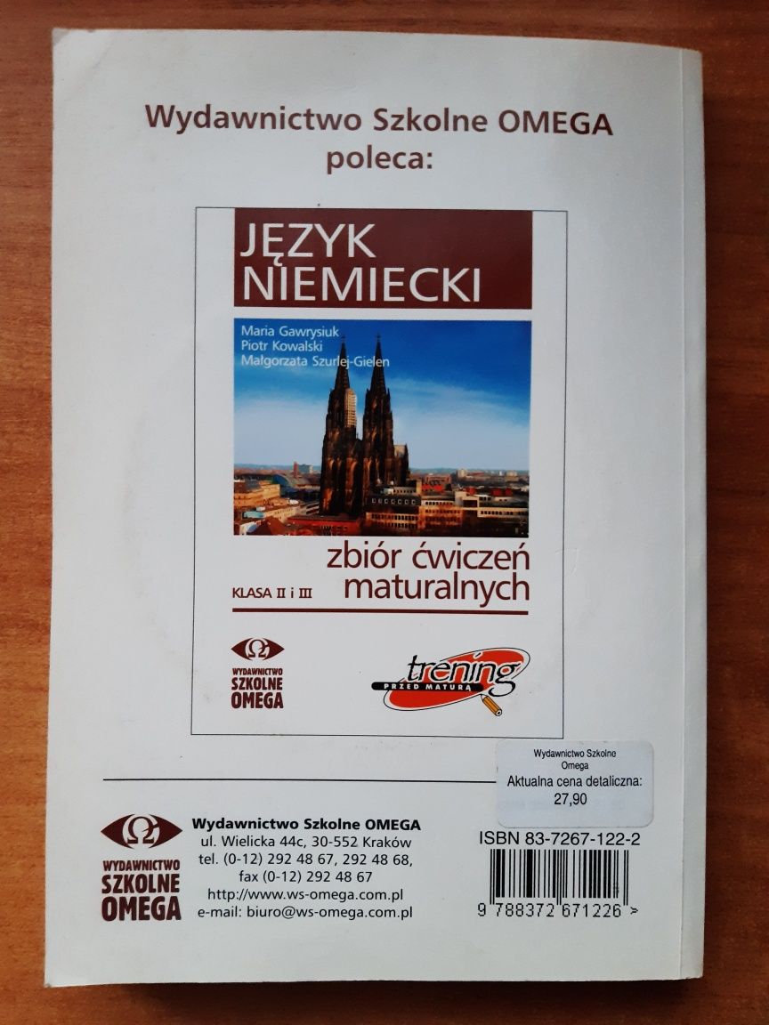 Język niemiecki - zbiór ćwiczeń maturalnych z płytami