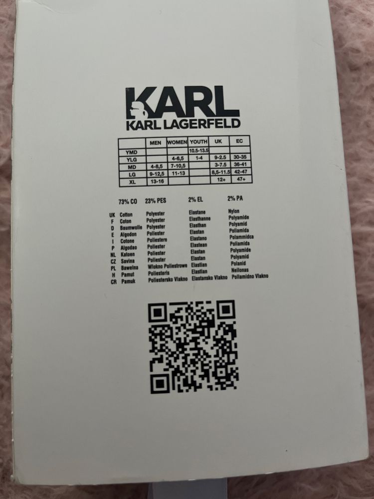 Skarpety męskie długie Karl 6 szt.